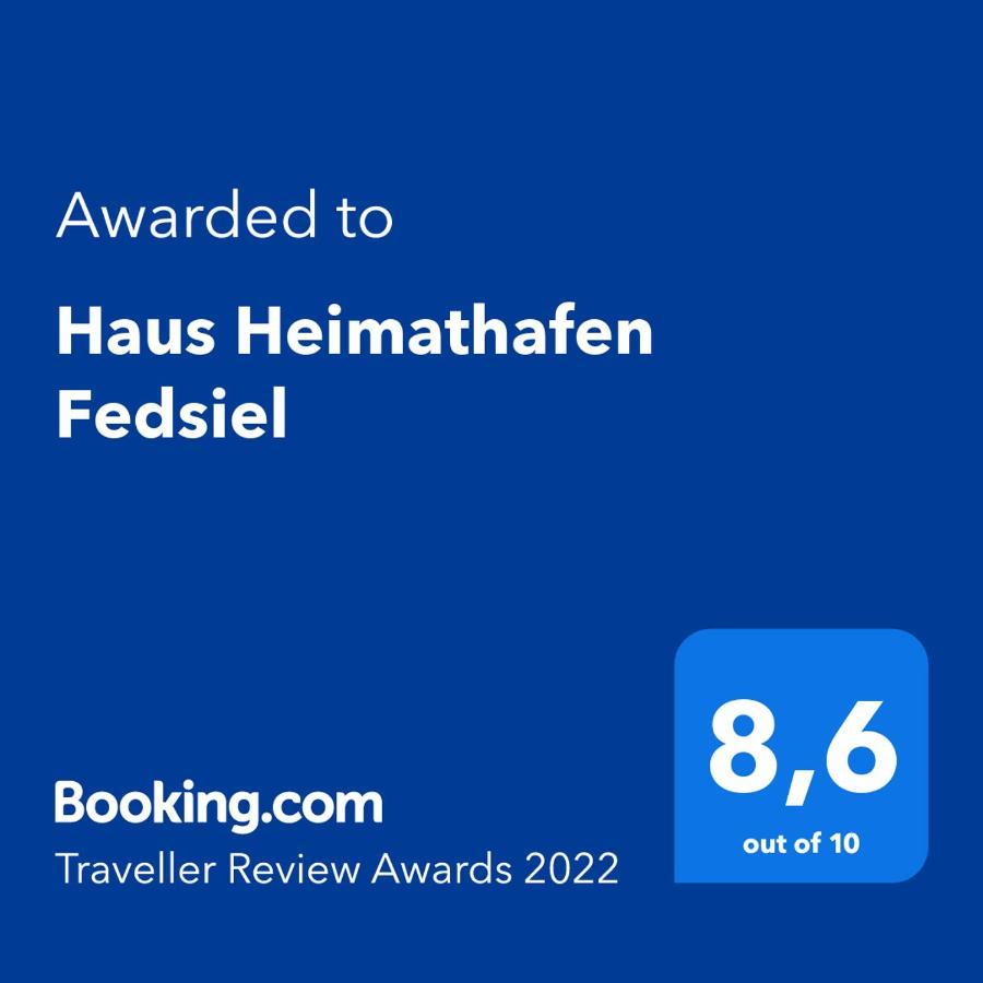 Haus Heimathafen Fedsiel Villa Butjadingen Exteriör bild